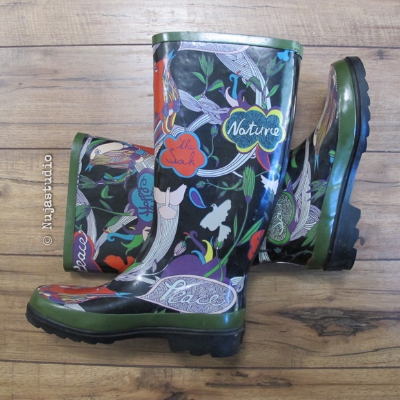 Sakroots Rhythm Rainboots - Picture 2 of 9